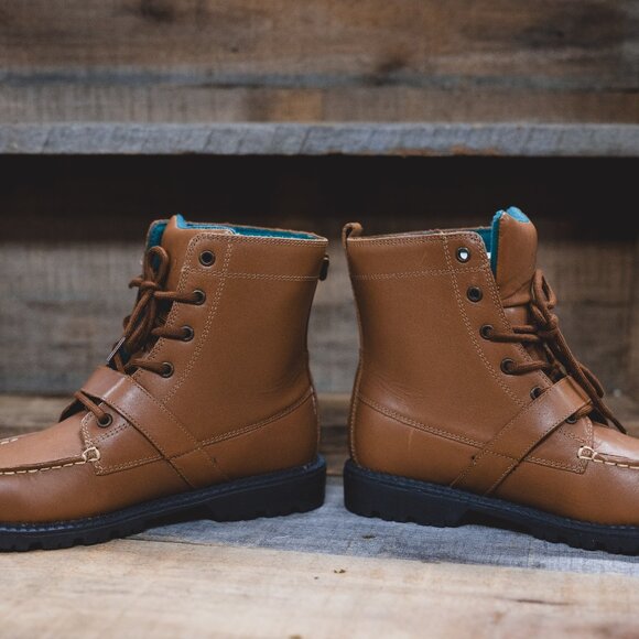 🥾 Polo Ralph Lauren Leather Ranger Hi II Boots 🥾 - Picture 3 of 9